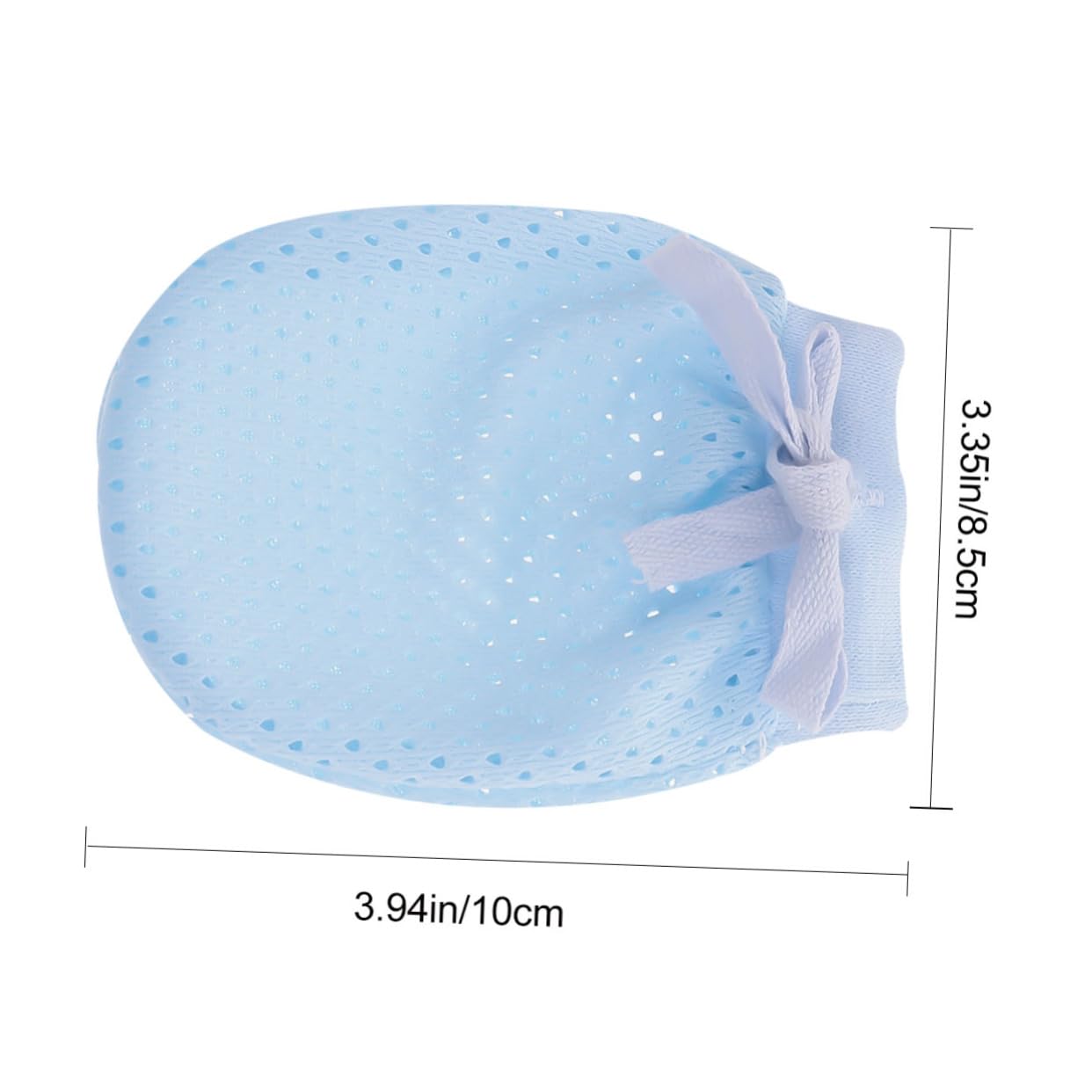 GAROZATION 6pcs Baby Gloves Newborn Protection Mittens Soft Breathable Anti-scratch Stretchy Fit Natural Cotton Material Random Color