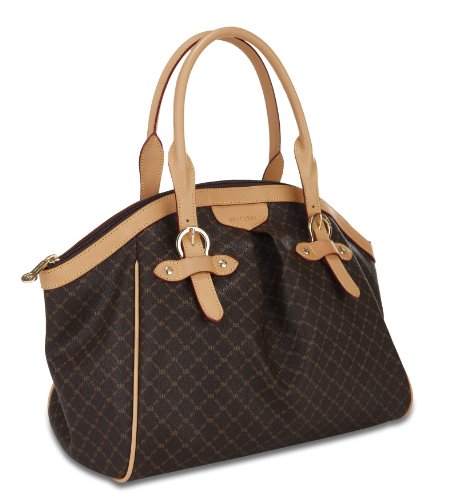 Signature (Brown) - Ruched Satchel w/Buckle