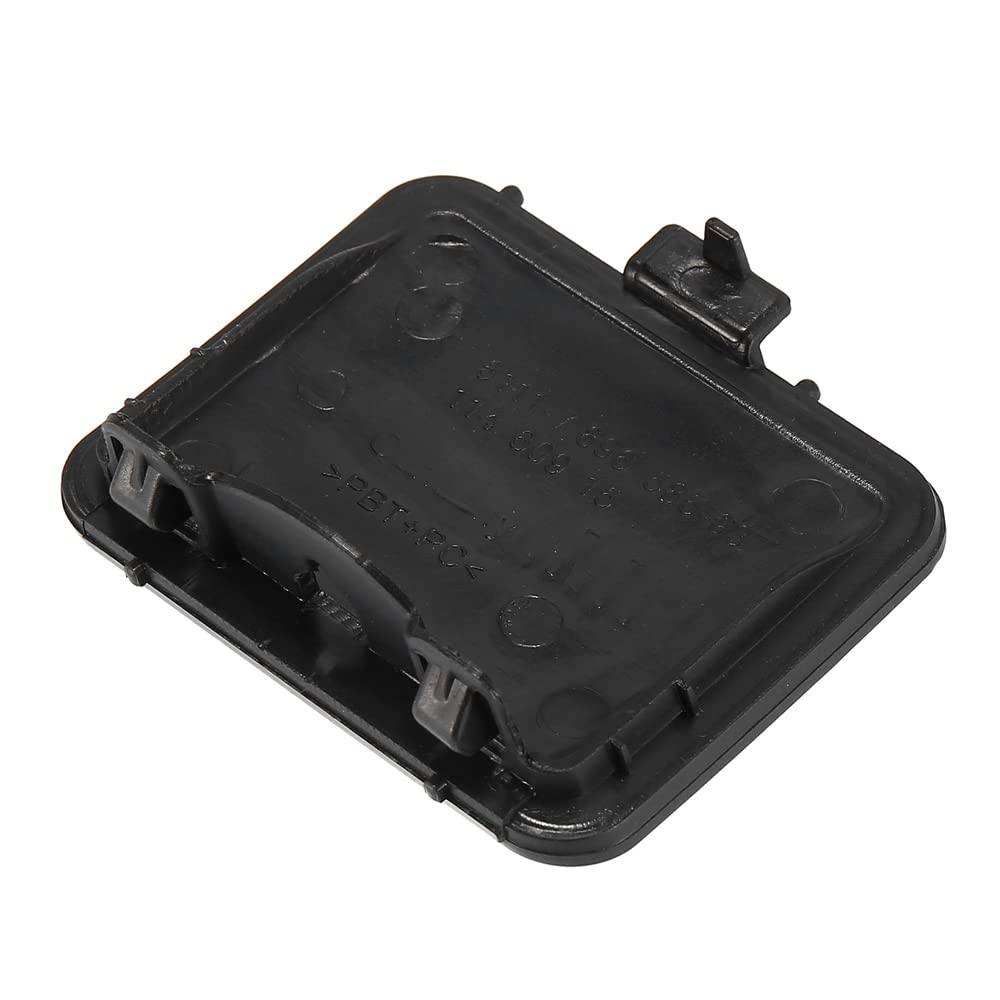 MASO 1 cubierta de gancho de remolque para parachoques delantero de coche, compatible con B-M-VV E60 M Sport 2003-2010, 51117897210, 51117896585, 11460915, 51117897184, 5111789186