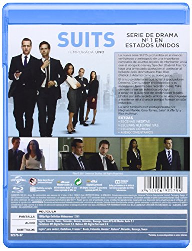 Suits - Temporada 1 [Blu-ray]