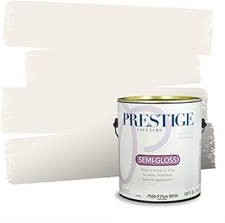 Prestige Paints Interior Paint and Primer In One, 1-Gallon, Semi-Gloss, ...