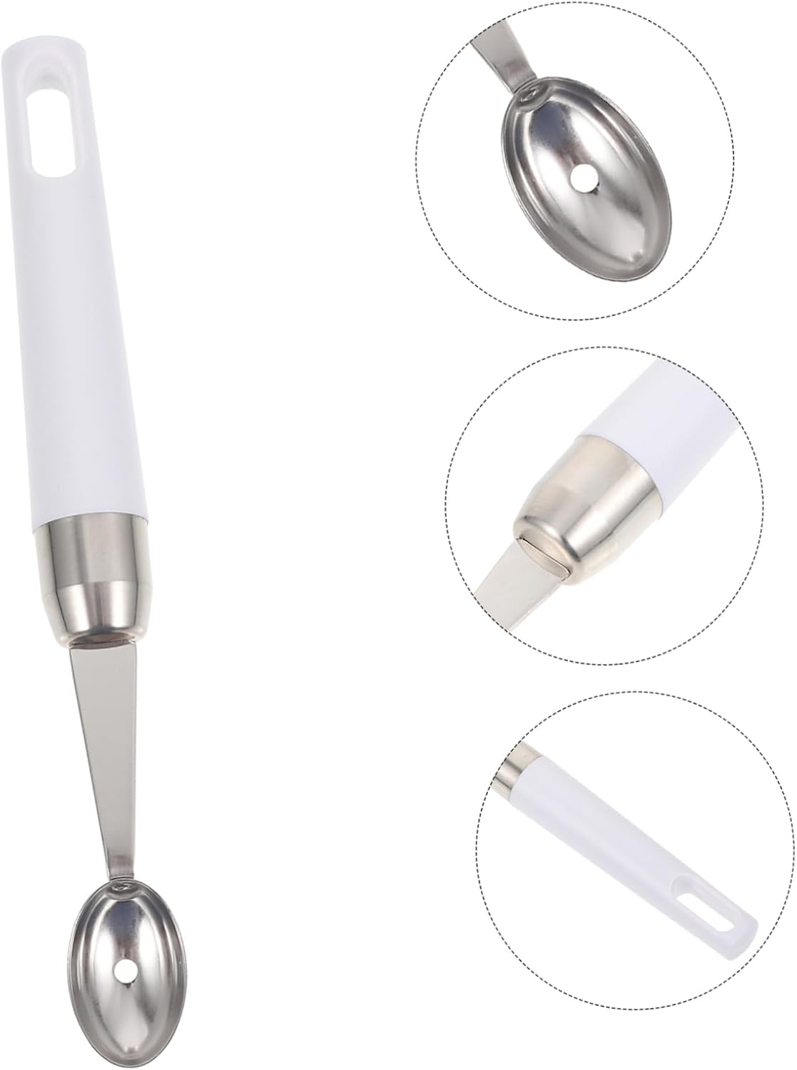 Stainless Steel Fruit Scoop for Watermelon and Cucumber