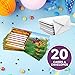 Set of 20 Brave Lion Guardians Happy Birthday Invitation Cards & Envelopes – Lightweight (240g), Postcard Style Invites for the Perfect Party Pack