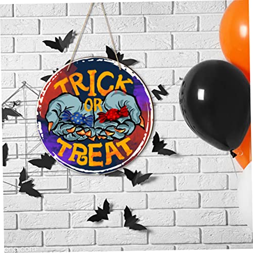 Decoración de Halloween para puerta delantera: el set de madera perfecto 4