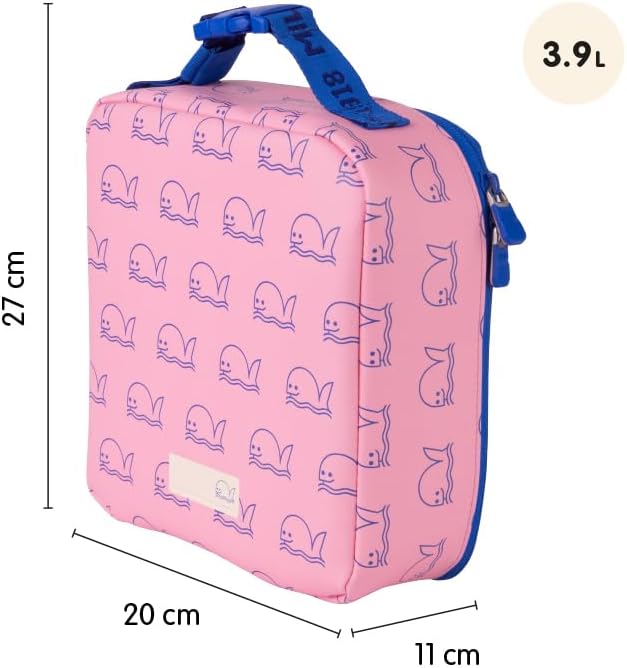 MILAN® 460 Since 1918 Pink 3.9 Litre Insulated Food Bag with 3 Lunch Boxes