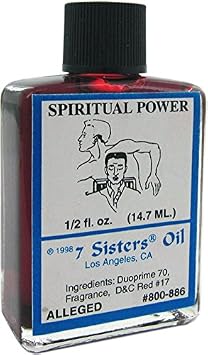 of New Orleans Spiritual Power Oil, 1/2 fl. oz. 14.7ml, Unisex, Adults, Spiritual Practitioners, Ritualists, Protection