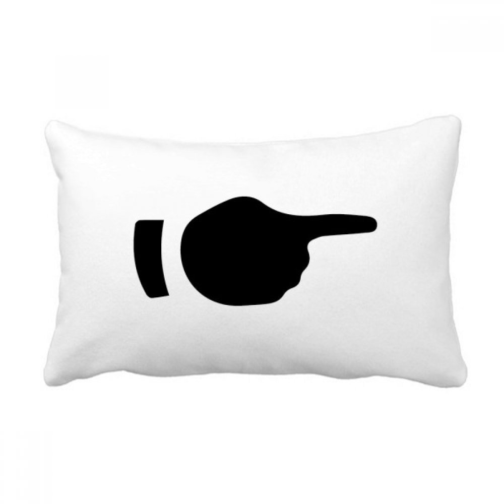 Coussin rectangulaire silhouette droite motif geste cadeau crémaillère