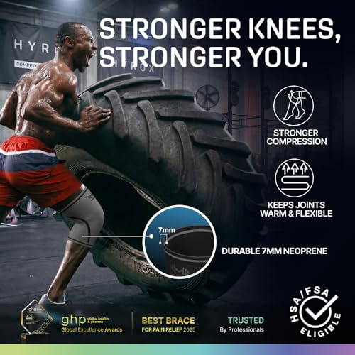 Image of Modvel Strength 7mm Knee Sleeves (Pair) for Weightlifting & Powerlifting (USPA, IPL Approved) | High-Performance Knee Compression Support For Squats, Weight Lifting - Men and Women