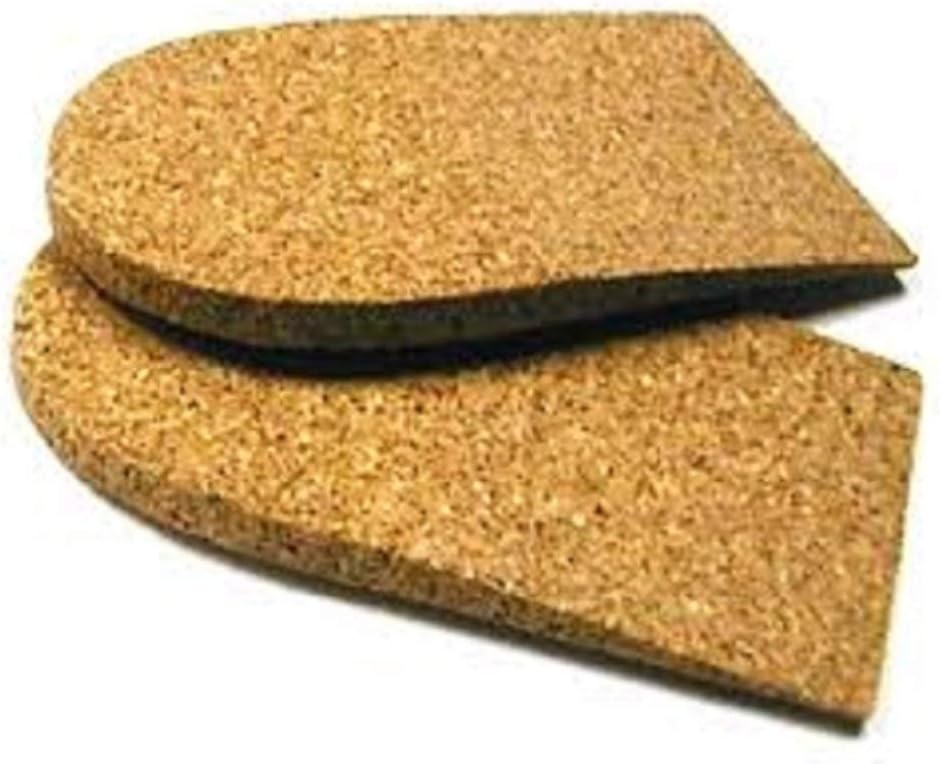 Cork Rubber Heel Lifts, 1 Pair, from Atlas Biomechanics (1/