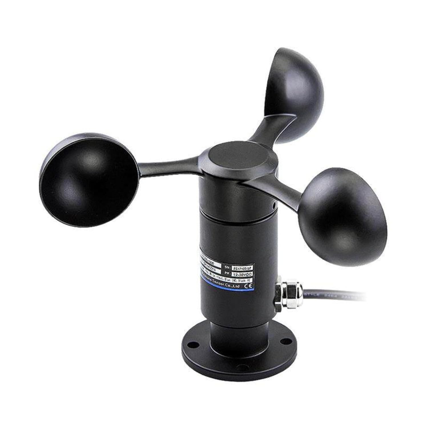 Aluminum Alloy Three-Cup Wind Speed Sensor(030m/s420mA/RS485 Output)