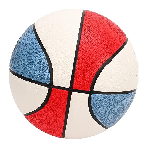 Haofy Mini Basket-Ball en Caoutchouc pour Enfants, Taille 7, pour Entraînement en Intérieur et en Extérieur, Sûr et Doux pour Les Jeux des Jeunes