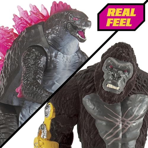 MonsterVerse Real Feel Kong & Godzilla 2-Pack by Playmates Toys by Godzilla vs. Kong - Image 3
