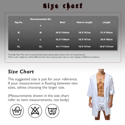 Hedmy Men Sexy Pajamas Silk Satin Pijama Hombre Hooded Bathrobe with Shorts Set Bath Robe Sleepwear4