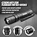 Guard Dog Security 2-in-1 Tactical Stun Gun with LED Flashlight, Rechargeable Tactical Stun Gun for Men, Women Self Defense, Police Strength with Concealed Technology