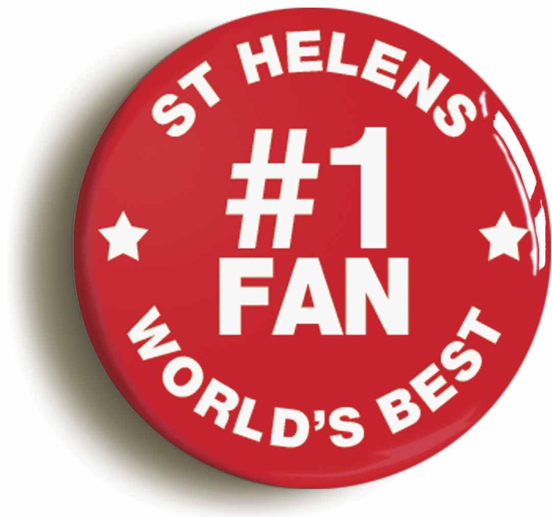 Ozorath St Helens #1 Fan Fridge Magnet (Circular 2Inch / 50Mm Diameter)