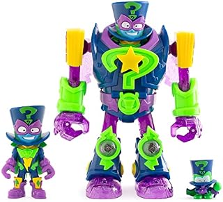 SUPERTHINGS Superbot Enigma Przegubowy robot z akcesoriami do walki, 1 Kazoom Kid i 1 SuperThing