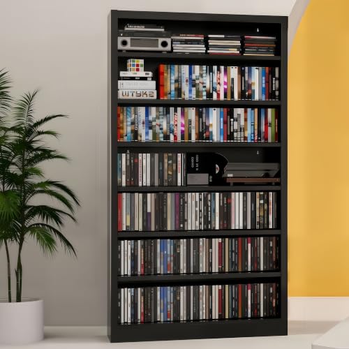 YILFANA Metal DVD Storage Cabinet