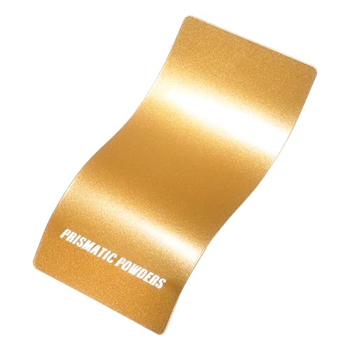 PRISMATIC POWDERS GOLDTASTIC - Metallic Polyester Powder Coating - Semi Gloss 1 LB - Durable, High Performance Coating for Automotive Metal, Wheels, Parts - Made in USA - (PMB-6625)