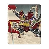 水野年方 源平雪月花之内 雪 源義経 マウスパッド おしゃれ 高耐久性 滑り止め 防水 Pc ラップトップ 水洗い レーザー 光学式 世界の名画 25*30cm