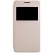 Nillkin Samsung Galaxy Grand Prime (G5308W) NEW LEATHER CASE- Sparkle Leather Case - Retail Packaging - Golden - Carrying Case - Retail Packaging - Golden