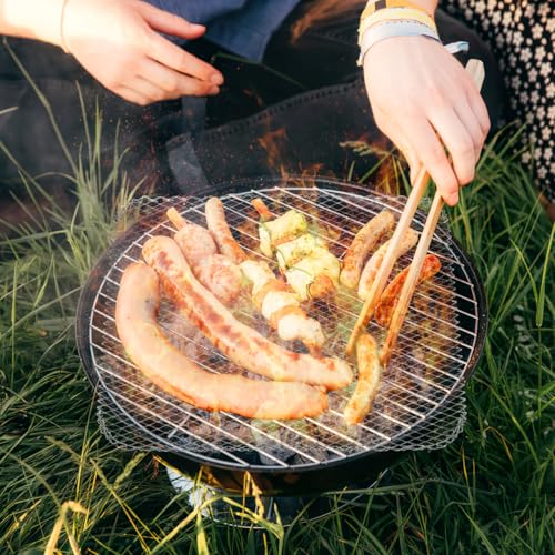Image of Balacoo Aluminum Barbecue Pad Set Grill Mesh Mats Heat-resistant Grilling Sheets Outdoor Grilling Mat Easy to Cut