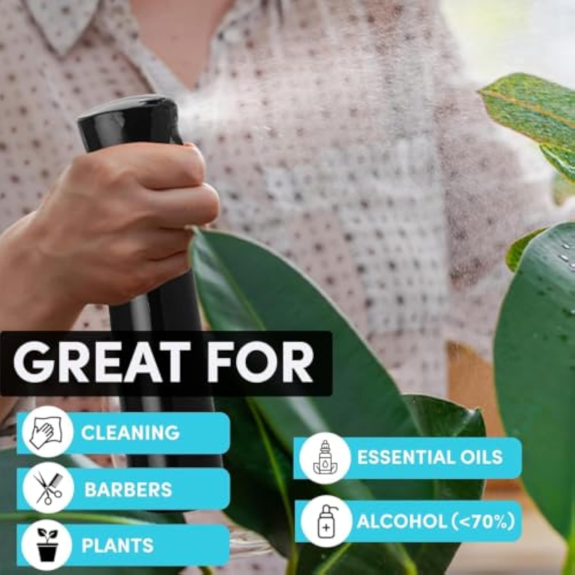 Water Spray Bottle for Hair Styling and Skincare