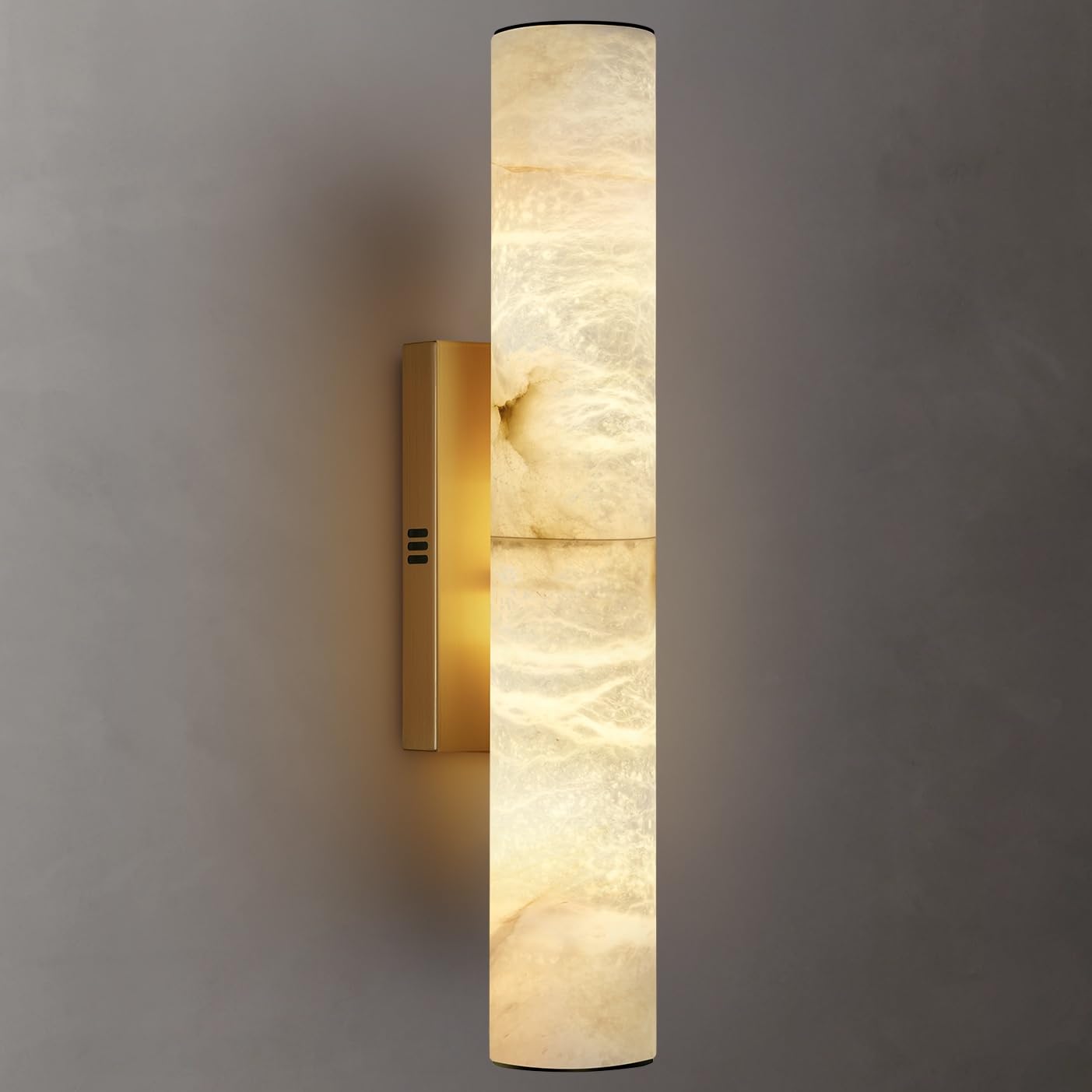 Sucelating Alabaster Wall Sconce