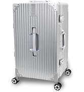 Amazon.co.jp: [モアエルグ] スーツケース S 機内持ち込み アルミ 上