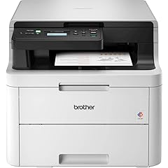 Brother HL-L3290CDW All-in-One Compact Digital Color LED Wireless Laser Printer - Print Copy Scan - USB and WiFi Connectivity, 25 ppm, 36 ppm, 600 x 2400 dpi, Auto Duplex Printing, 512MB Memory