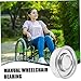 NOLITOY 2pcs Wheelchair Bearings for Front Wheels Ball Bearings with Inner Diameter Outer Diameter and Thickness Enhance Stability for Manual Wheelchairs