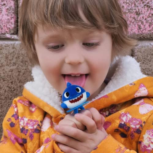 Imaginings 3 Baby Shark Lollipop Rings, Individually Wrapped Birthday Party Favors, Character Shaped Assorted Fruit Flavored Lollipops, Candy Goody Bag Fillers, 18 Rings #TOP6