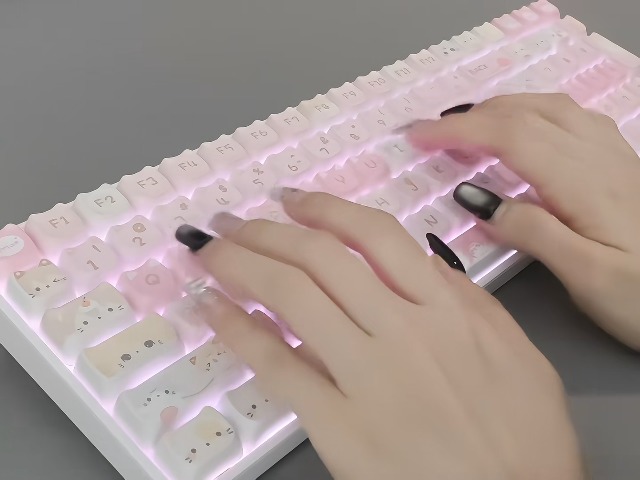 Amazon.com: ZORNHER ZH100 Wireless Cat Mechanical Keyboard,98
