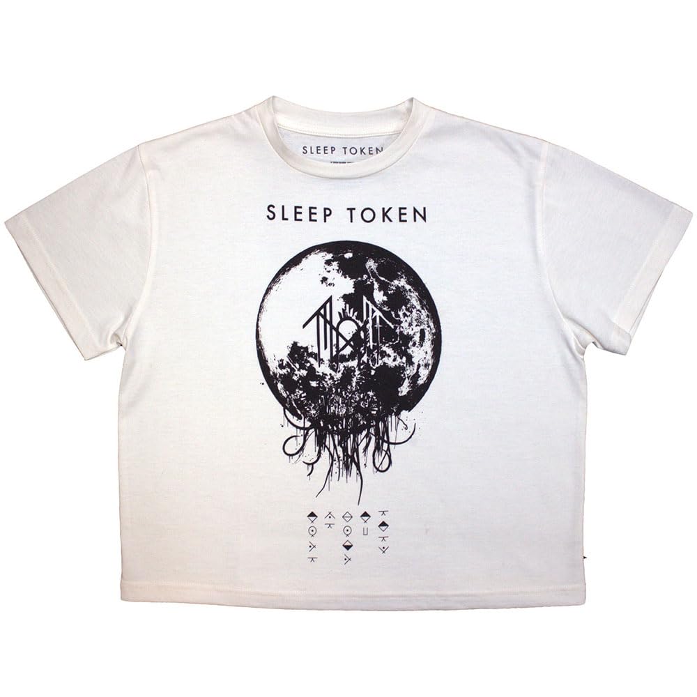 Rock Off Officially Licensed Products Neutral Sleep Token Take Me Back To Eden Crop Top L