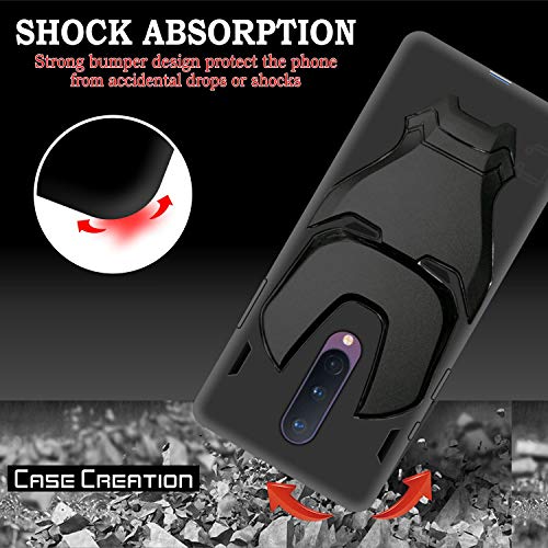 Image of COVERLY Official 3D Touch Feel Trending Avengers Logo Mask Soft Rugged Grip Iron Man Super Power Cartoon Movie Silicone Matte Back Cover for OnePlus 8 / One Plus 8 / OnePlus8 -HD Black Avenger