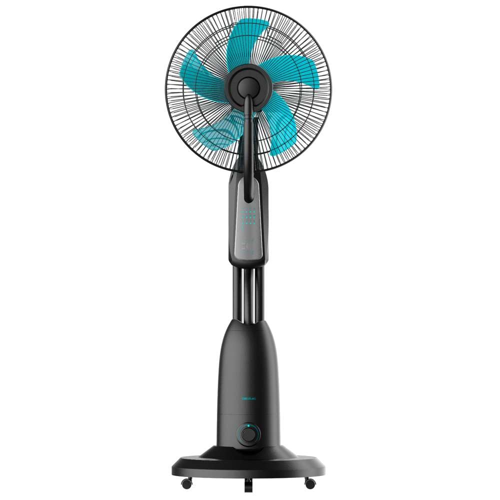 Cecotec - Ventilateur Nébuliseur EnergySilence 490 Freshessence - 90 W, Diamètre 40 cm, Capacité de 2,8 L, Oscillation Automatique et Télécommande, 3 Vitesses et 3 Modes, Minuterie Programmable