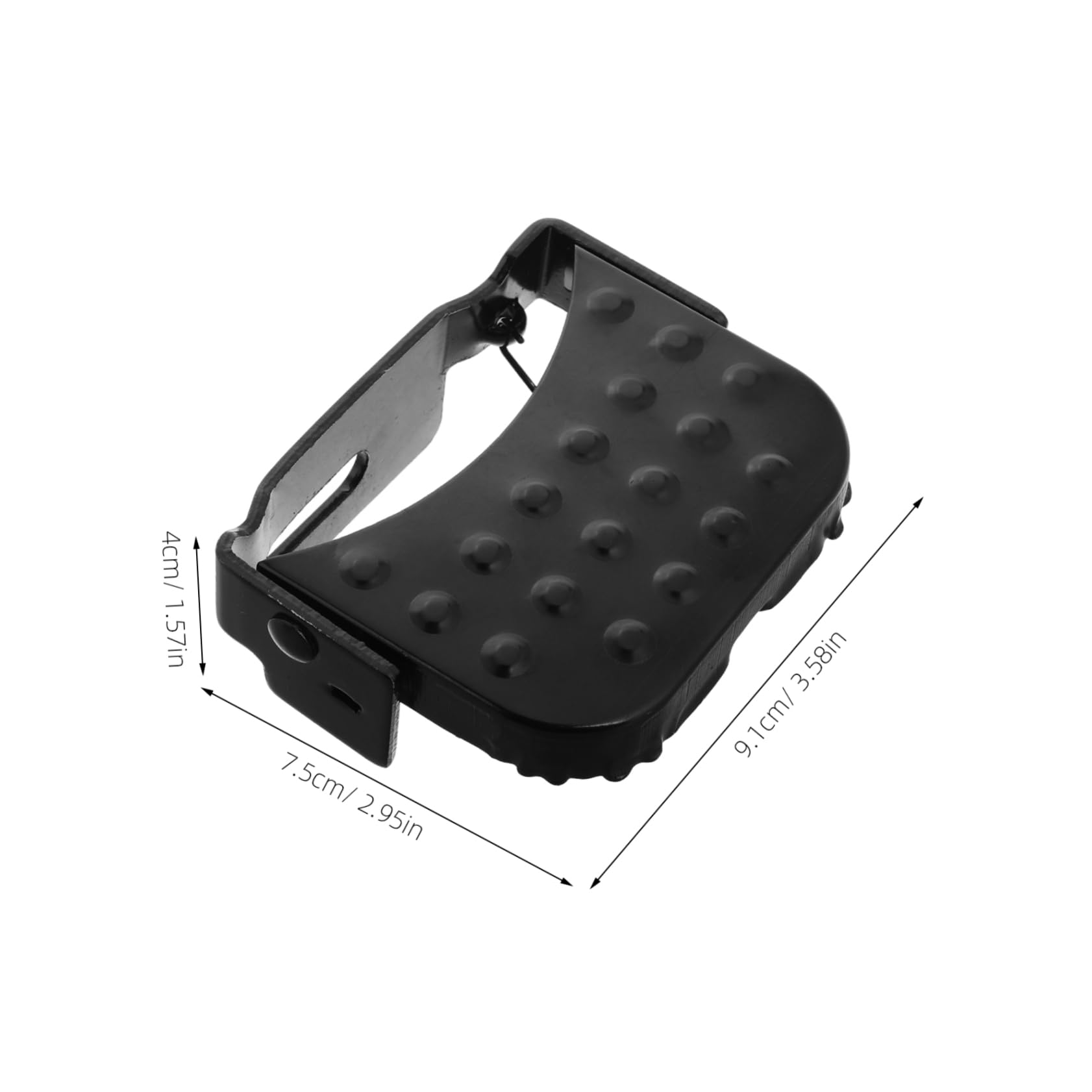 PRETYZOOM Pcs Motorcycle Foot Brace Foldable Rear Foot Pegs for Bikes Electric Bikes Sturdy Portable Pedals