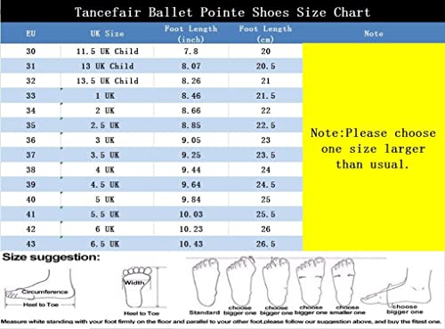 SKYSOAR Chaussures de Ballet de Pointe Rose Chaussure de Danse avec Satin Rubans de et Protège-Orteils pour Ballerines Fille Femme,Rose,36 EU – vue 6