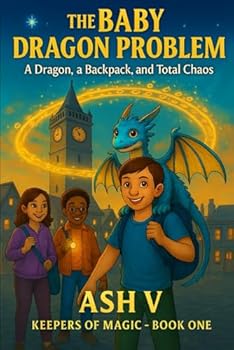 Paperback The Baby Dragon Problem: A Dragon, a Backpack, and Total Chaos (The Keepers of Magic) Book