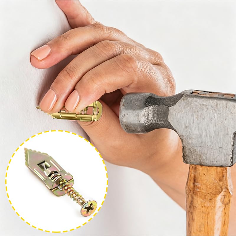 Drywall Anchorsset 20 Sets of Gypsum Board Self Drilling Anchor Bolts