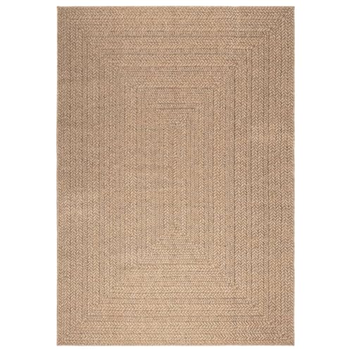 vidaXL Tapis 160x230 cm Aspect Jute intérieur et extérieur, Tapis d'extérieur, Tapis de Sol,...