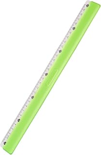 كيرود Keyroad Plastic Ruler 30 Cm Aluminum Edge Assorted Designs KR971329