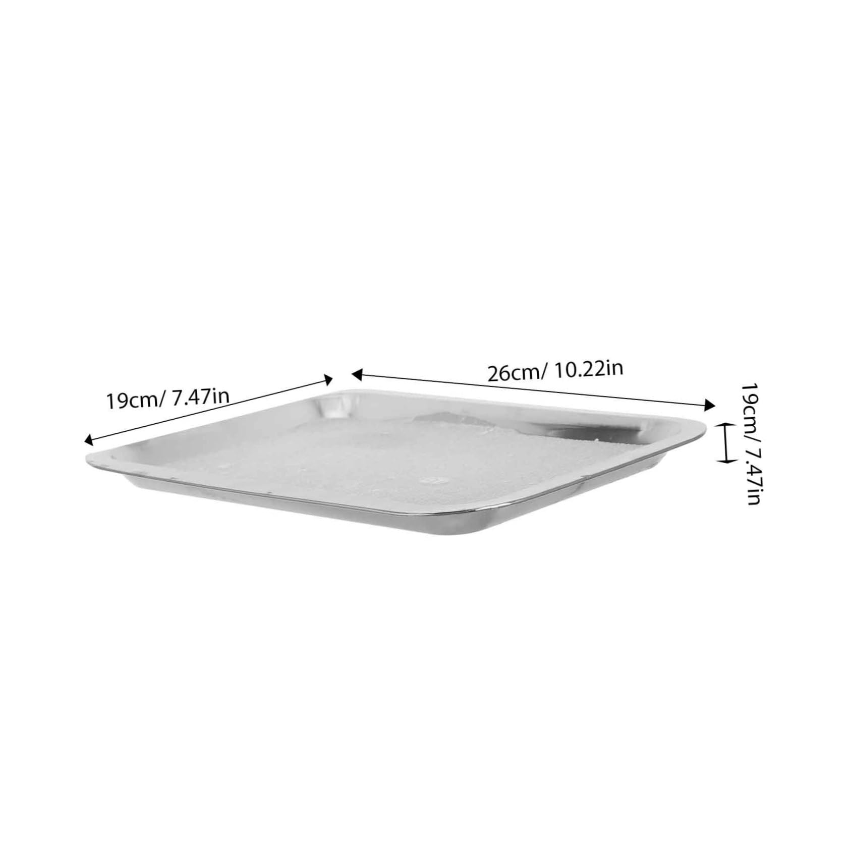 FUNOMOCYA Educational Tool Stainless Steel Dissection Pan Compact and Practical Anatomy Dissection Tray for Medical Science Labs