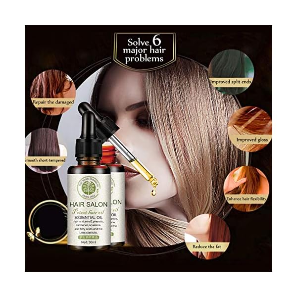 Hair Regrowth Serum ,Hair Growth Oil, Hair Serum, Anti Hair Loss, Thinning, Balding, Repairs Hair Follicles, Hair Salon - Hair Growth TreatmentPromotes Thicker, Stronger Hair, And Promotes Hair Regrowth (30ml)