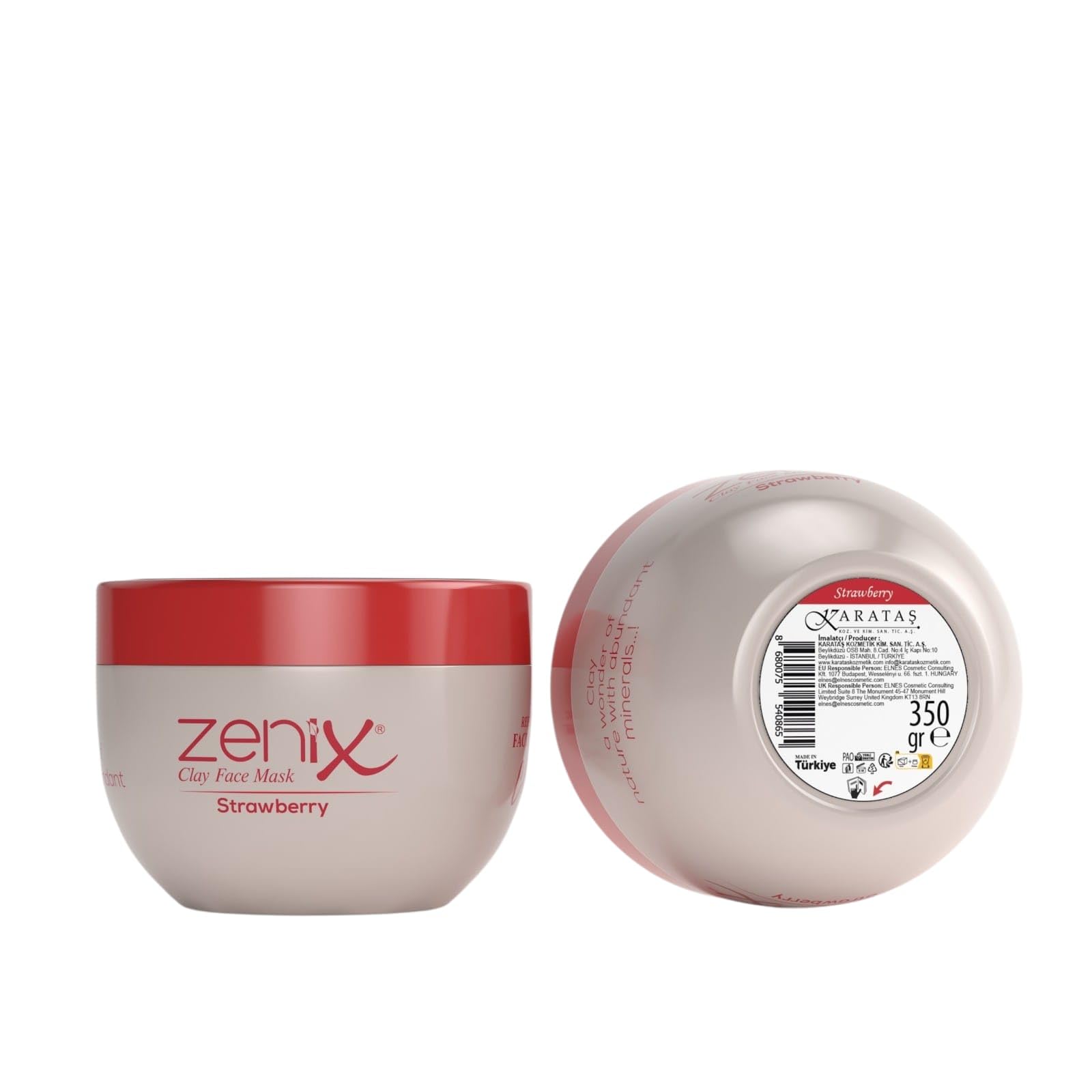 ZENİX KİL YÜZ MASKESİ ÇİLEK – 350G