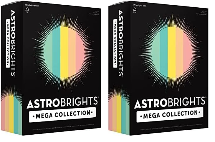 Papel Colorido Astrobrights Mega Collection - Ultra Verde 625 Folhas 21,5x28cm