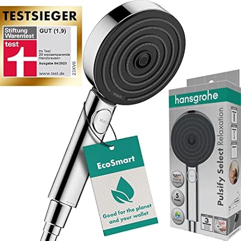 hansgrohe Duschkopf Pulsify Select S, Duschbrause wassersparend Cover