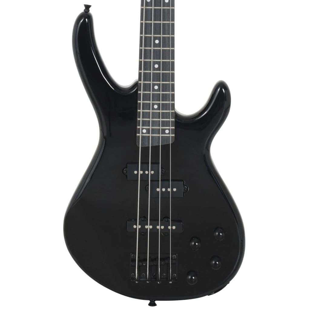 Genérico Basso Elettrico per Principianti con Custodia Nero 4/4 46",Nero,5.9kg,70181