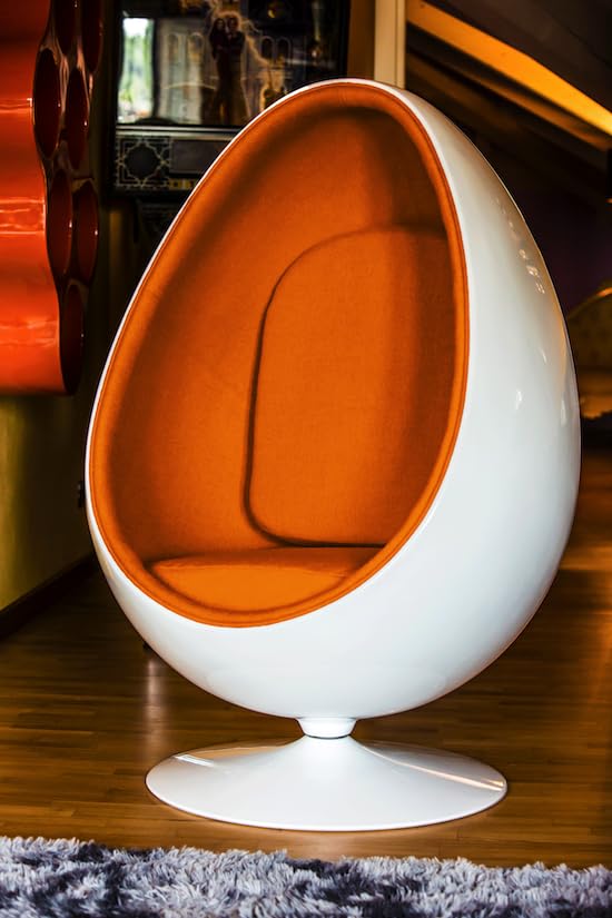 generico Fauteuil design Egg Chaise (orange)