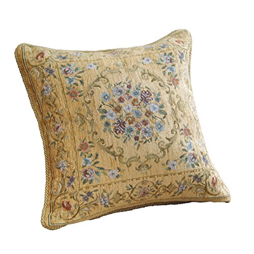 �C�^���A���W���K�[�h�D��N�b�V�����J�o�[ �t�����[�K�[�f�� 45x45cm�T�C�Y�p �x�[�W��