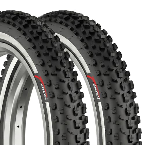 Fincci Pair 26x4.0 Fat Bike Tires - Foldable...